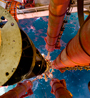 Oil rig riser