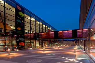 Blizard Building at night
