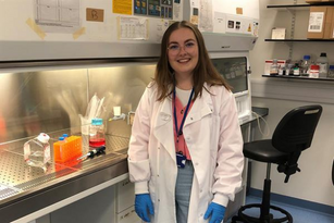PhD student, Alexandra Hadaway. Credit: Brain Tumour Research
