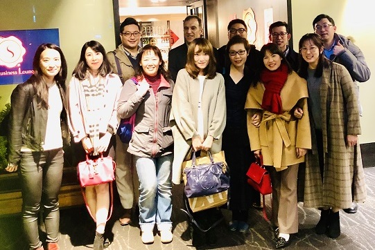 Final shot of CCLS graduates from Taiwan after their alumni dinner