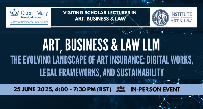Banner with event name, QMUL and ABL logos