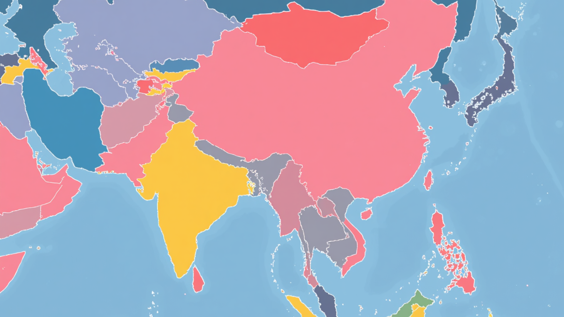 map of Asia