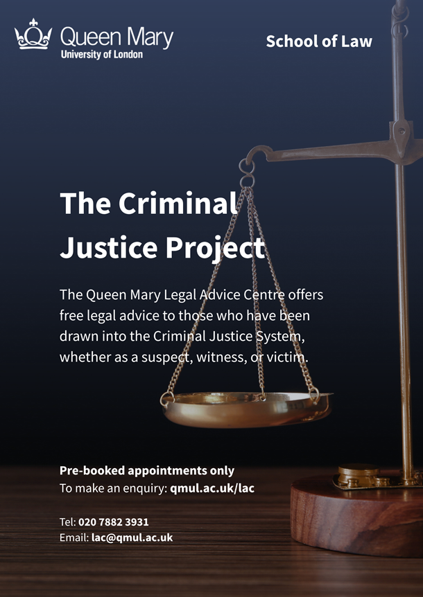 QMLAC Criminal Justice Project Poster