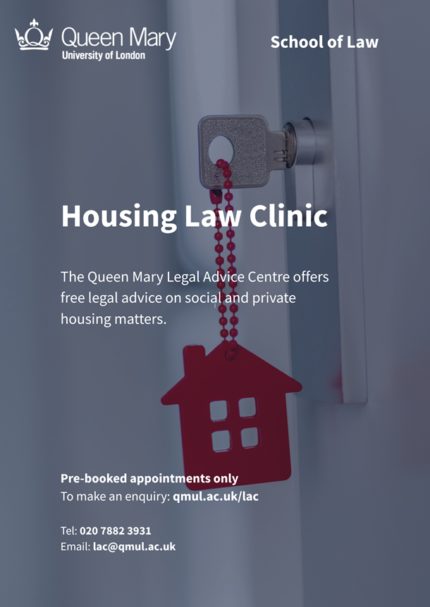 QMLAC Housing Law Clinic Poster