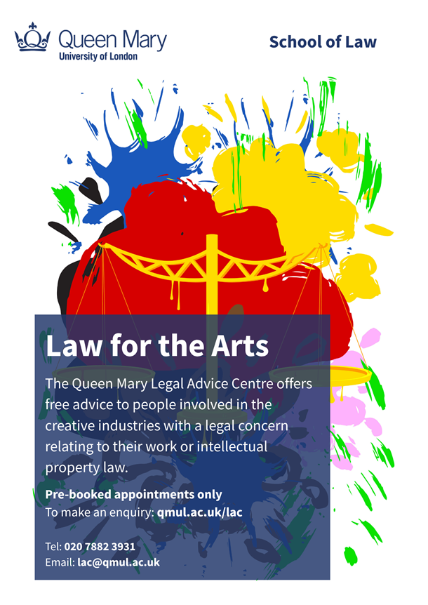QMLAC Law for the Arts Poster