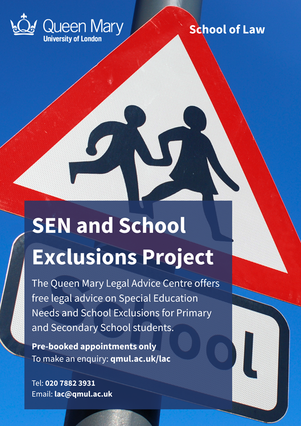 QMLAC SEN and School Exclusions Poster