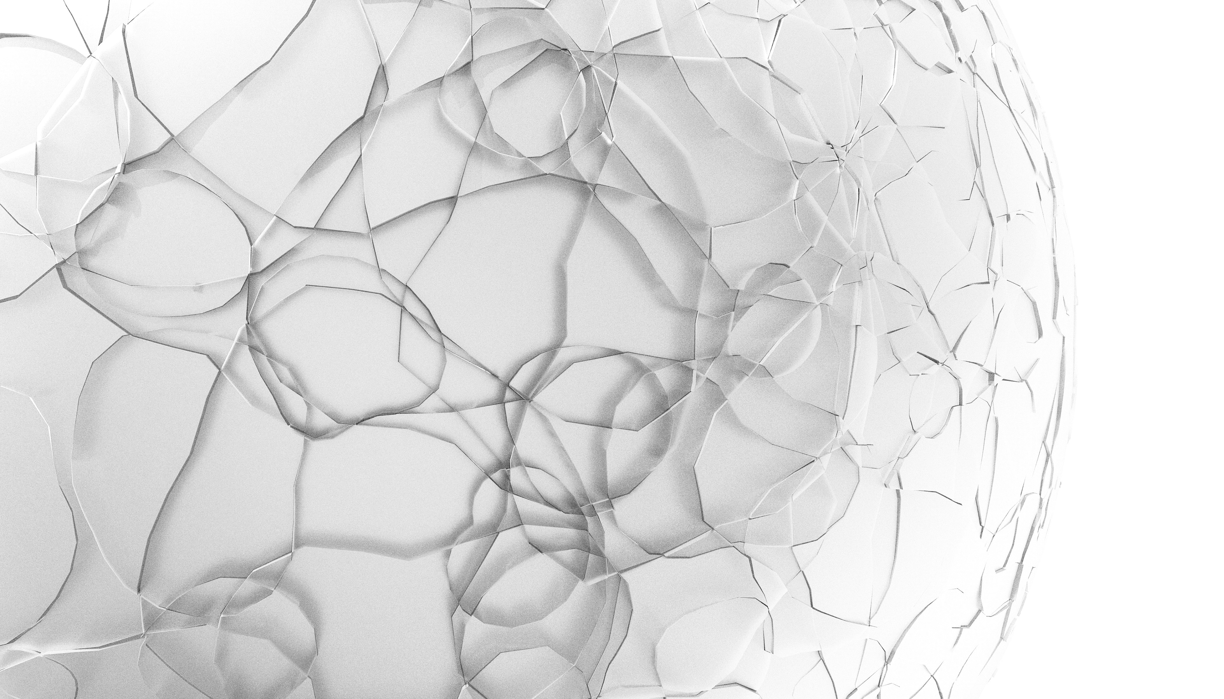 A network of grey lines against a white background