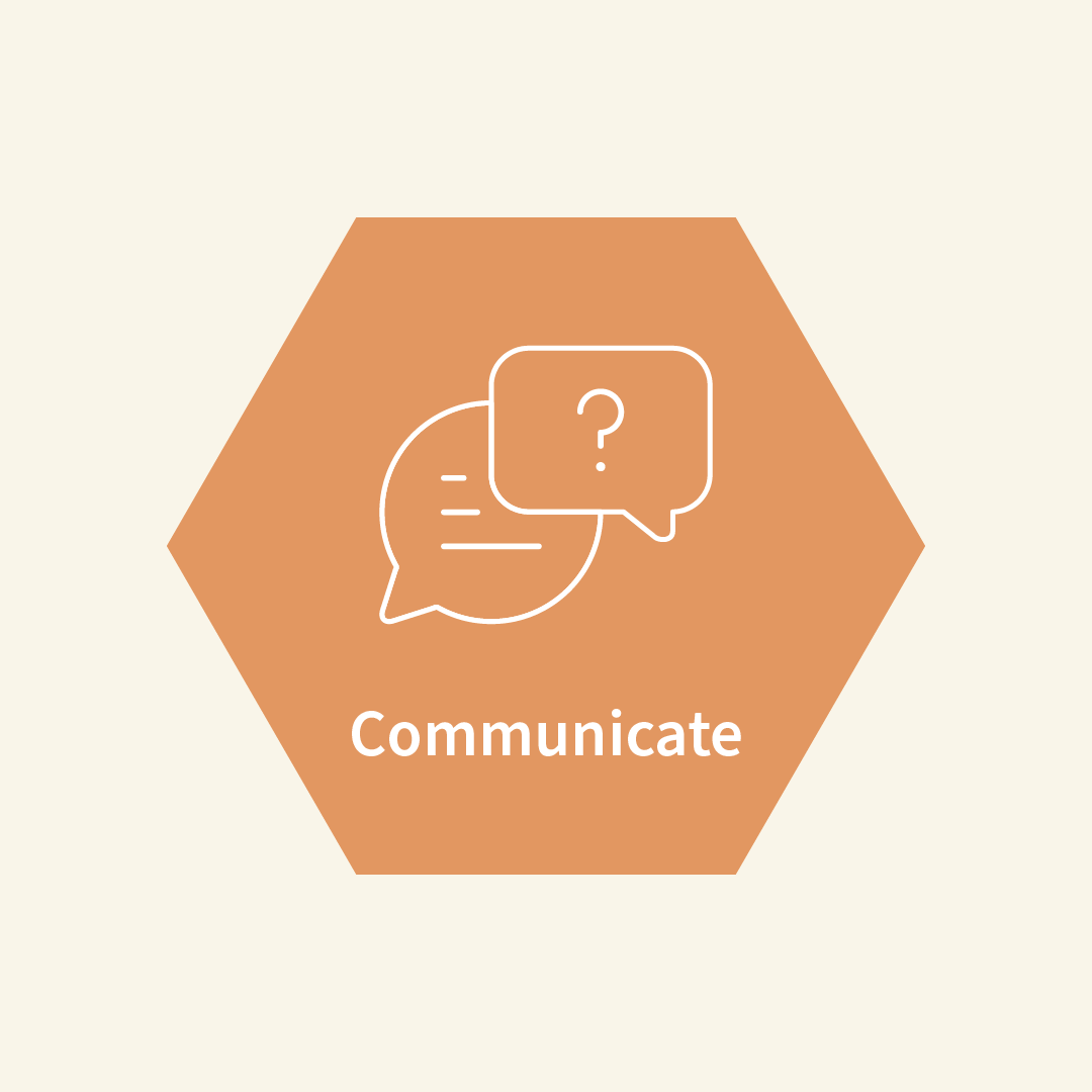 Two speech bubbles