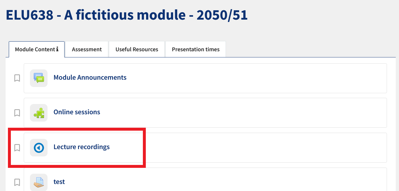 Q-Review link within QMplus site